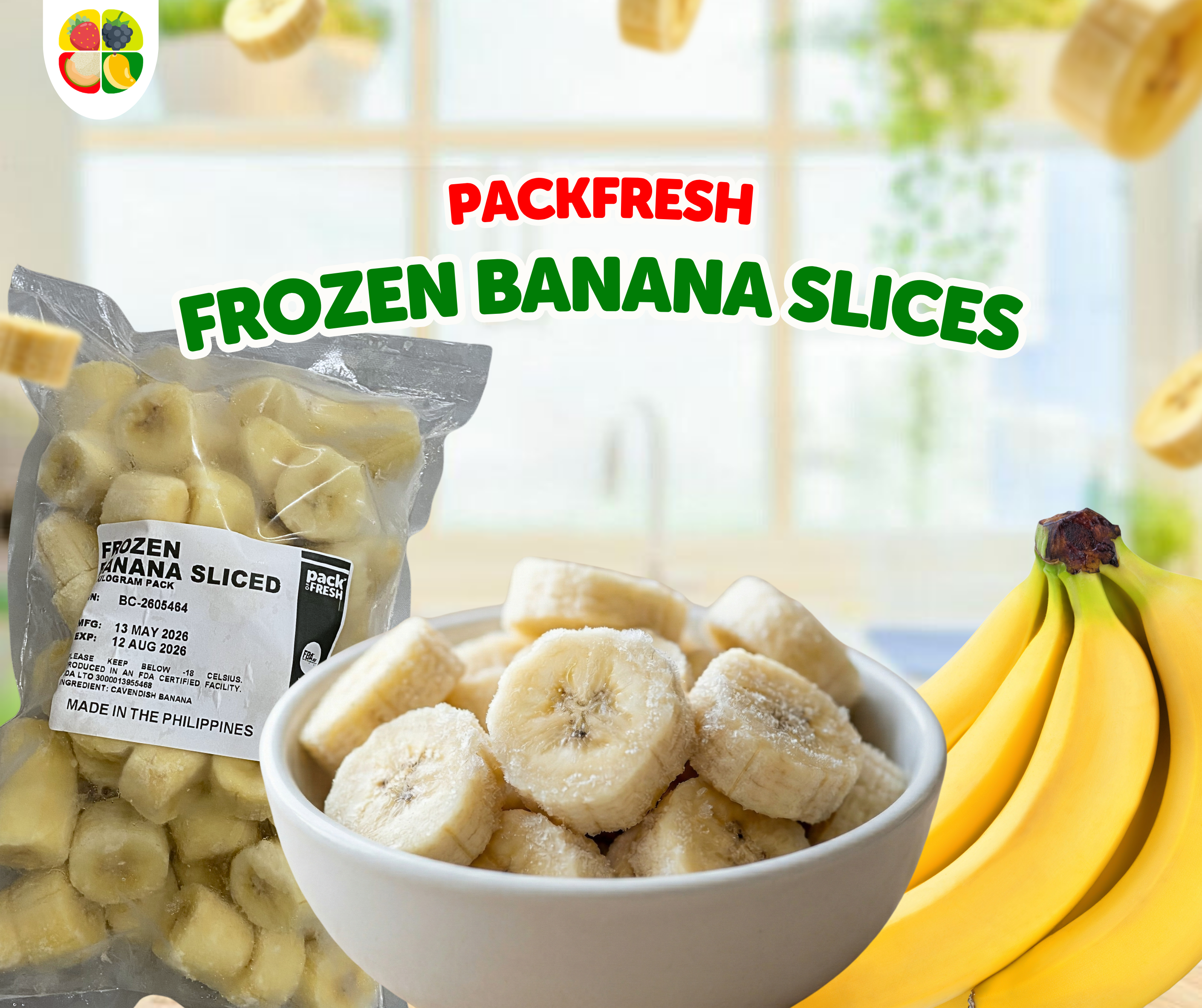 Frozen Banana Slices